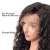 IE Hair Brazilian Water Wave Lace Front Human Hair Wigs with Baby Hair Pre Plucked Front Lace Natural Hairline 150% Remy Hair Wigs