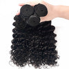 IE Hair Deep Wave 3 Bundles with Closure Brazilian Hair Weave Hair Human Hair Bundles with Closure Free Part