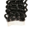 IE Hair Brazilian Virgin Hair Deep Wave Hair 3 Bundles With 4x4 Lace Closure, 10A Human Hair Weaves