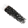 IE Hair Water Wave Bundles with Closure Unprocessed Human Hair Bundles with Lace Closure Natural Color Human Hair Weave 3 Bundles with Free Part Closure