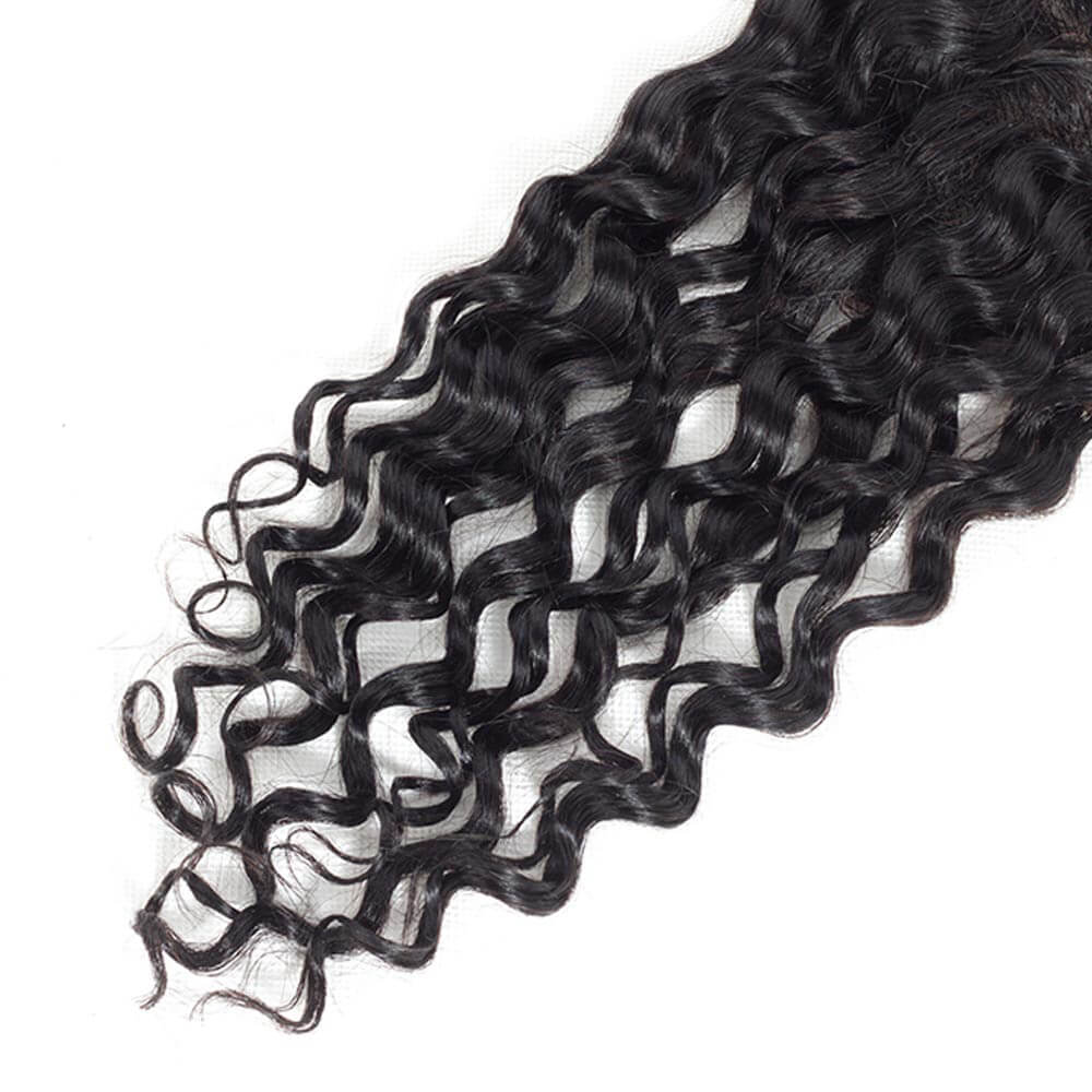 IE Hair Brazilian Virgin Hair Water Wave With 4X4 Lace Closure
