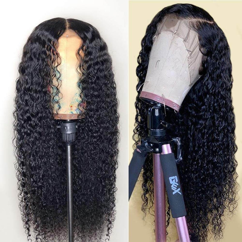 IE Hair 360 Lace Wigs Water Wave With Baby Hair Lace Front Wigs For Black Women