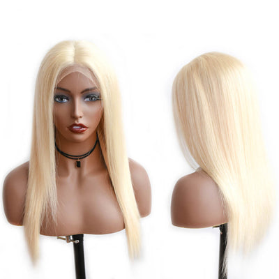 IE Hair 613 Blonde Lace Front Wig Brazilian Straight Lace Front Human Hair Wigs Pre Plucked Baby Hair