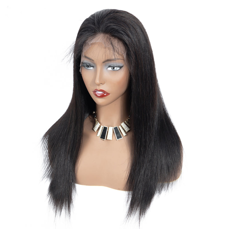 IE Hair Straight Lace Front Wig Remy 360 Lace Frontal Wigs 180% Density
