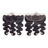 IE Hair Body Wave Frontal Closure With Baby Hair 100% Remy Human Hair 13x4 Ear To Ear Lace Frontal Closure