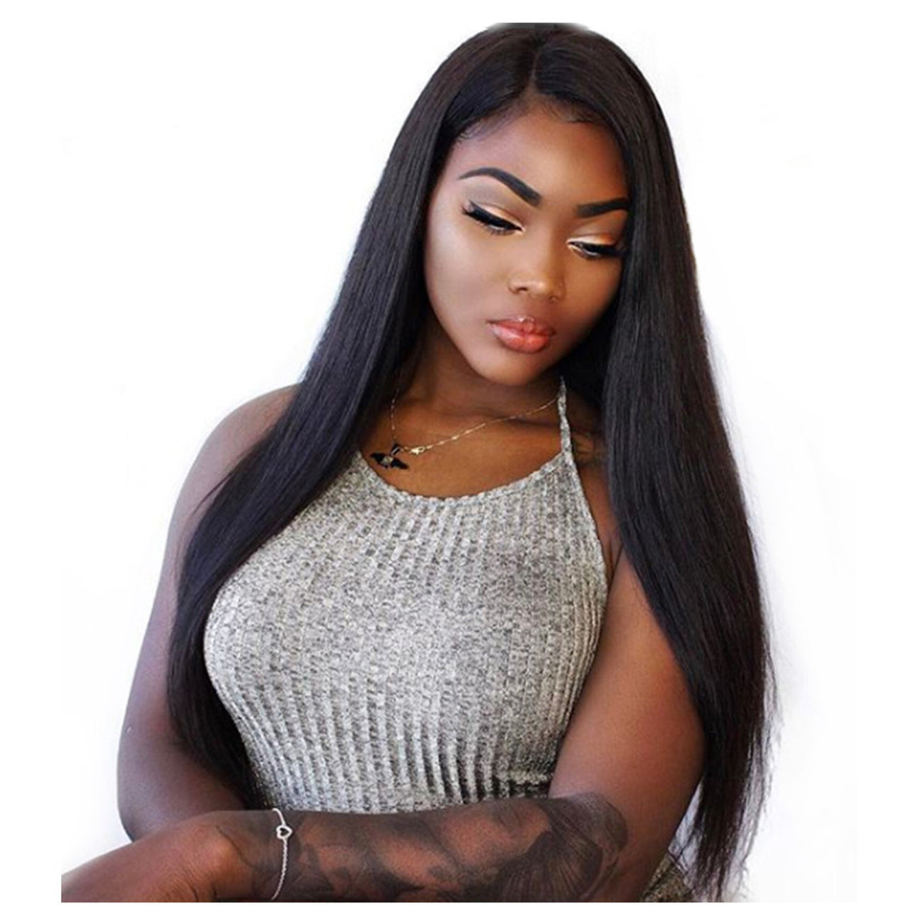 IE Hair Straight Hair Bundles With Frontal Virgin Human Hair Bundles With Frontal Brazilian Hair Weave Bundles With Frontal 